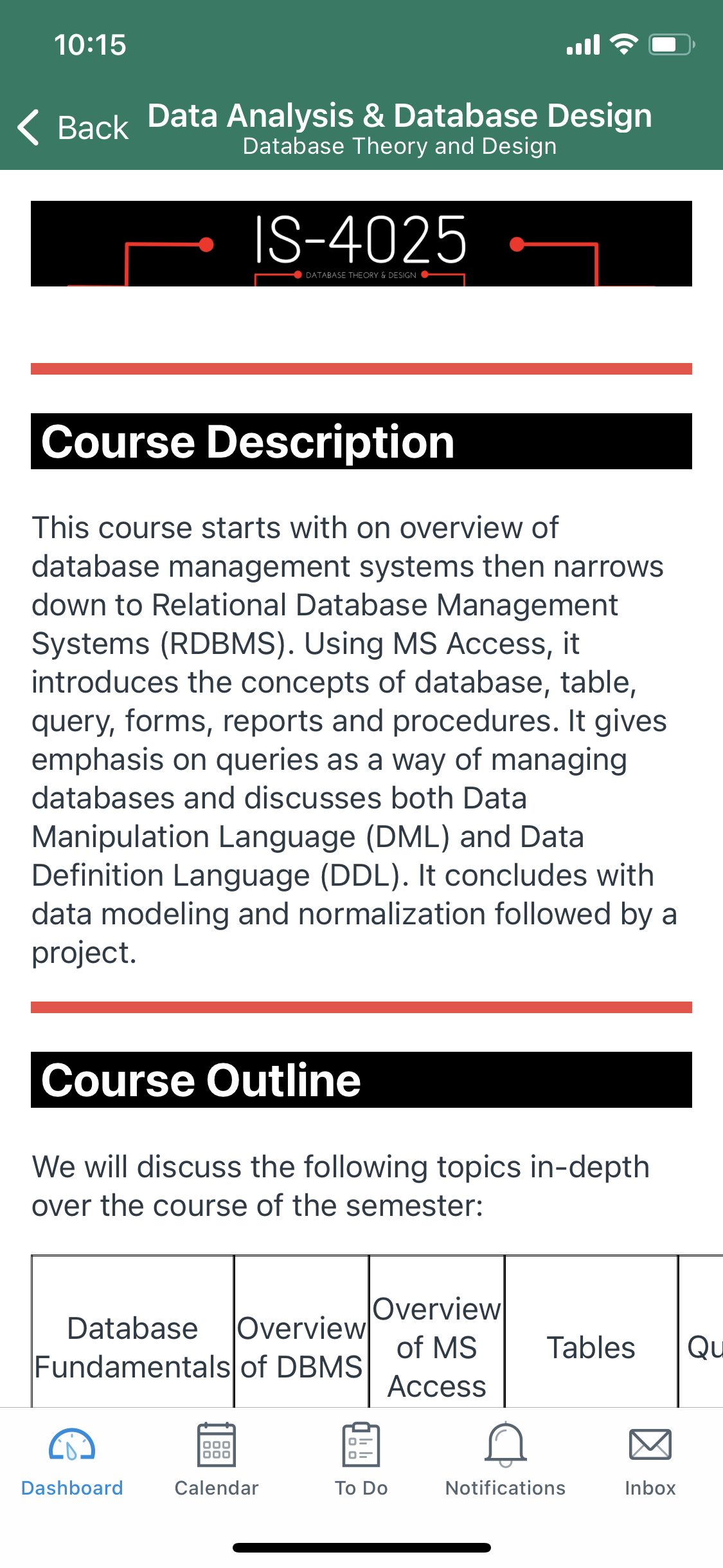 Canvas LMS screenshot & Video