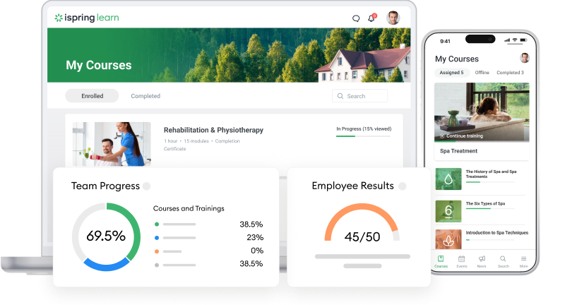 iSpring Learn screenshot & Video