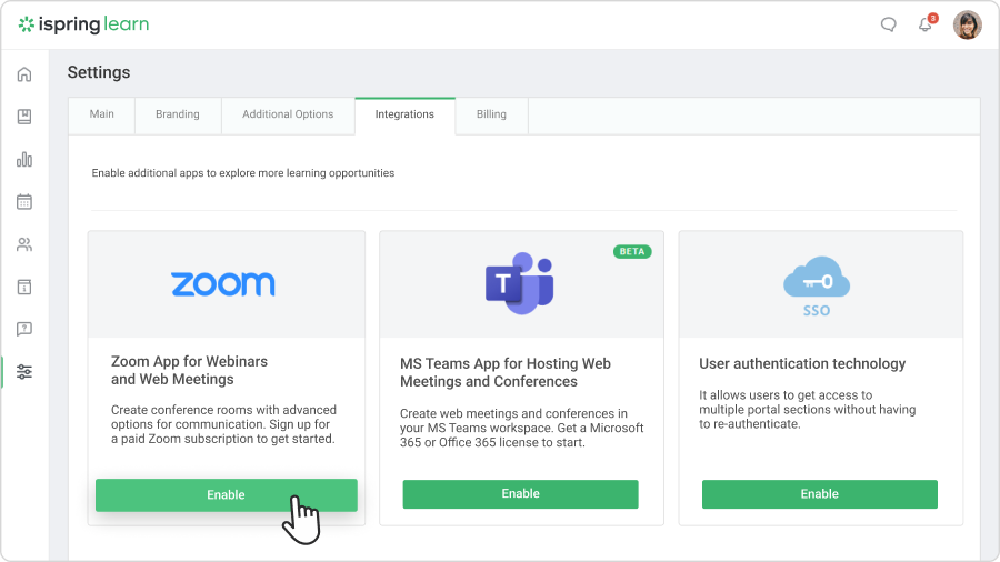 iSpring Learn screenshot & Video