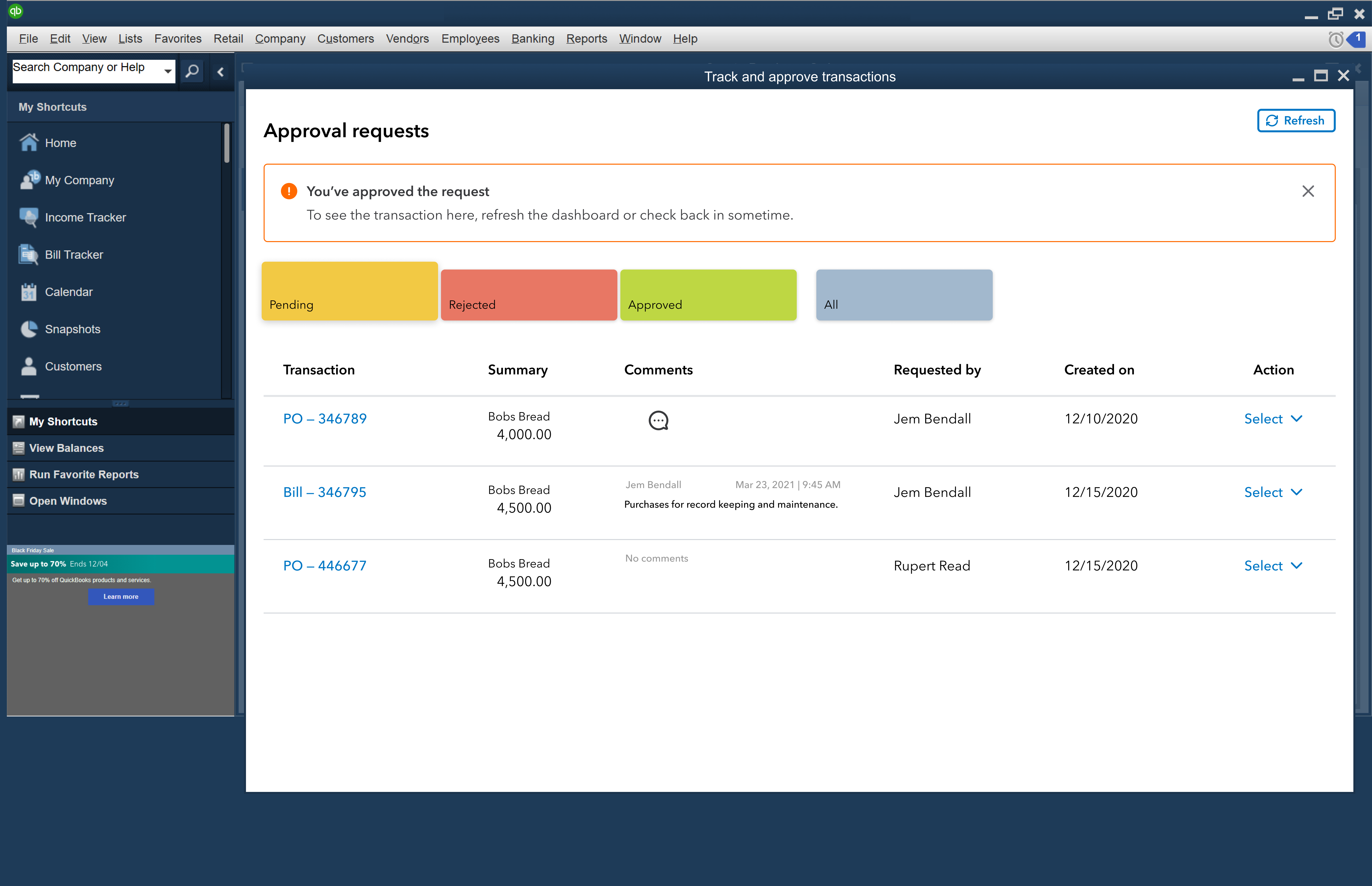 QuickBooks Desktop Enterprise screenshot & Video