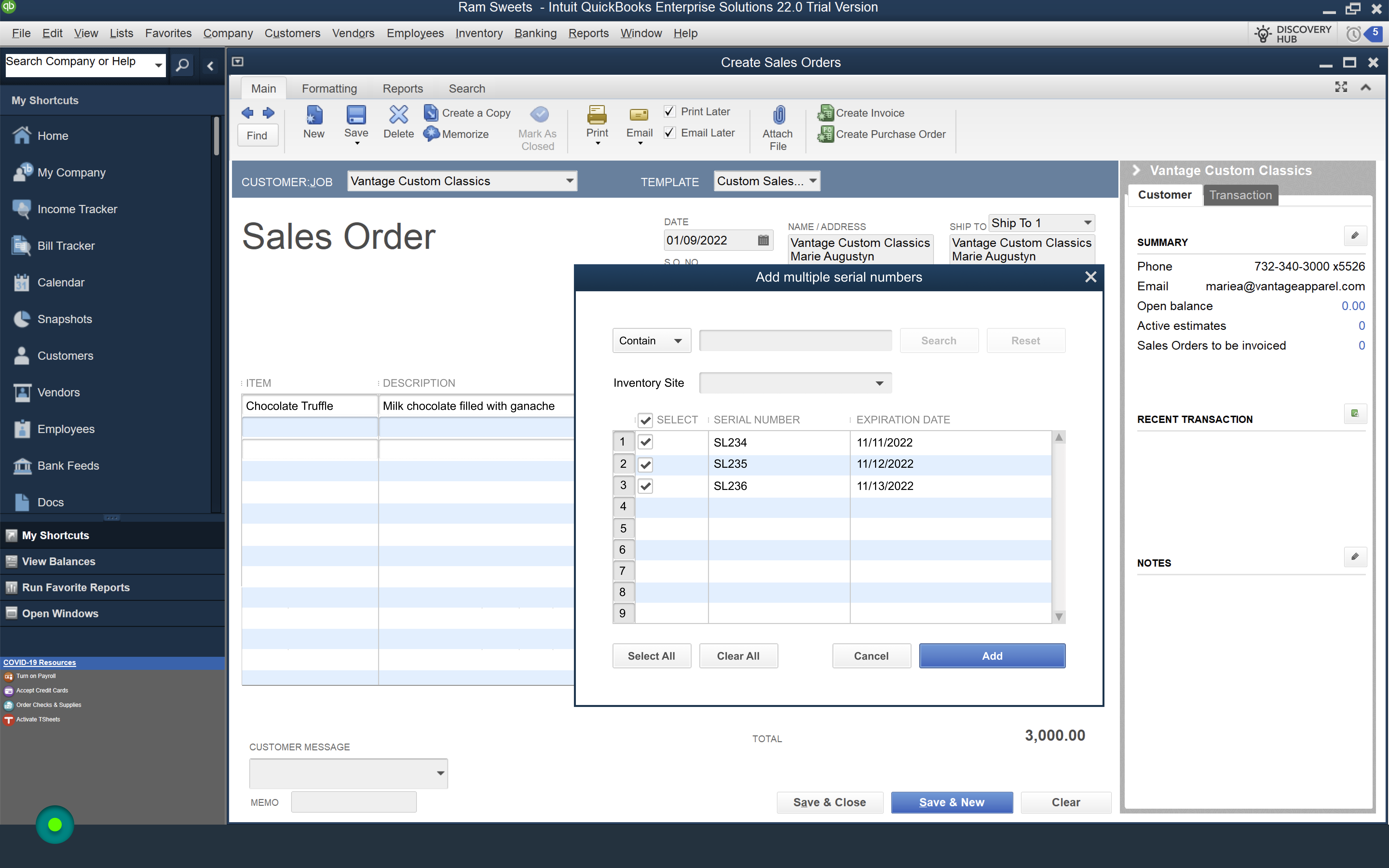 QuickBooks Desktop Enterprise screenshot & Video
